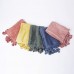 cotton linen scarf shawl casual yellow scarves