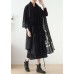 2019 new original design cotton drawstring shawl heavy work lace cloak coat